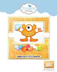 Elizabeth Craft Designs stanssi Birthday Flip Card