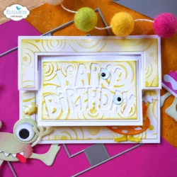 Elizabeth Craft Designs stanssi Birthday Flip Card