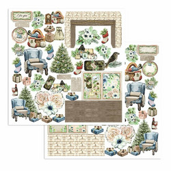 Stamperia Pop-Up Kit -setti Romantic, Cozy Winter