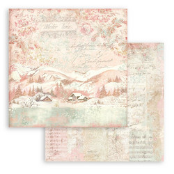 Stamperia paperipakkaus Sweet Winter Maxi Background, 12