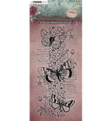 Studio Light leimasin Jenine's Mindful Art, Inner Peace, Slimline Butterfly Collage