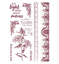 Studio Light Jenine's Minduful Art Rub-On siirtokuvat Inner Peace