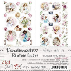 Craft O'clock paperipakkaus Soulmates, Woman, 6