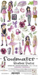 Craft O'clock paperipakkaus Soulmates, Teenagers, Extras To Cut, 6