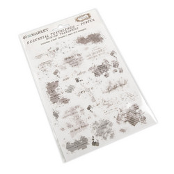 49 and Market Rub-Ons siirtokuvat Textblends, Pewter