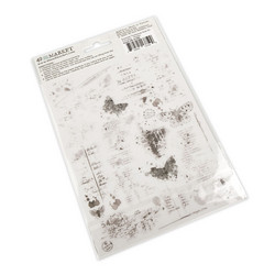 49 and Market Rub-Ons siirtokuvat Textblends, Pewter