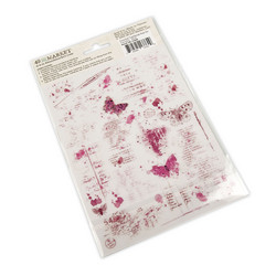 49 and Market Rub-Ons siirtokuvat Textblends, Plum