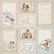 Maja Design Vintage Baby skräppipaperi Ephemera Cards