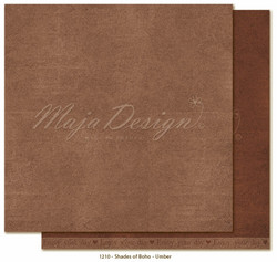 Maja Design Monochromes, Shades of Boho skräppipaperi Umber