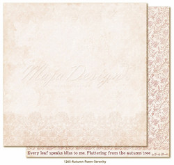 Maja Design Autumn Poem skräppipaperi Serenity