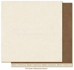 Maja Design Monochromes, Shades of Wonderland skräppipaperi Neutral