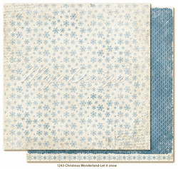 Maja Design Christmas Wonderland skräppipaperi Let it snow