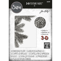 Sizzix 3-D Texture Fades kohokuviointikansio Pine Branches