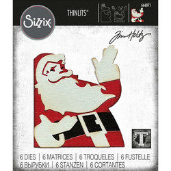Sizzix Thinlits stanssi Retro Santa