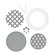 Spellbinders stanssi Sky View Pies