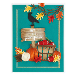 Spellbinders stanssi Welcome Fall