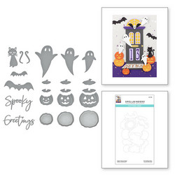 Spellbinders stanssi Open House Boo!