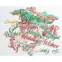 Pinkfresh Studio stanssi Brushed Sentiments Holiday