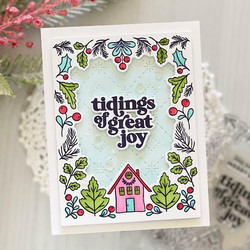 Pinkfresh Studio sapluunasetti Tidings Of Great Joy, A2