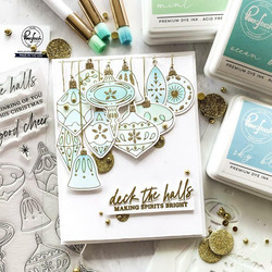 Pinkfresh Studio Hot Foil -kuviolevy Ornaments