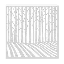 Hero Arts sapluuna Birch Trees, 6 