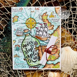 Hero Arts leimasin Antique Hero Map Bold Prints