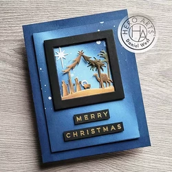 Hero Arts Looking Glass Nativity -stanssi