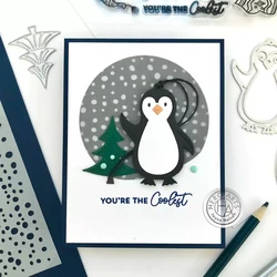Hero Arts Small Penguin Tag -stanssi