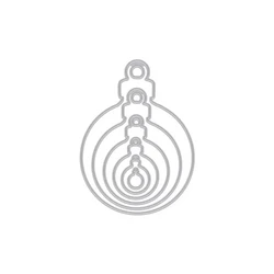 Hero Arts Bulb Ornament Infinity -stanssi