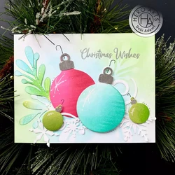 Hero Arts Bulb Ornament Infinity -stanssi
