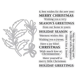 Hero Arts leimasin- ja stanssisetti Holly Berries