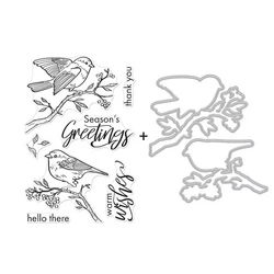 Hero Arts leimasin- ja stanssisetti Finch Greetings