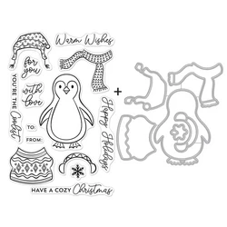Hero Arts leimasin- ja stanssisetti Cozy Penguin