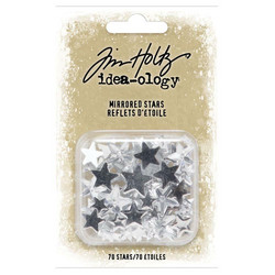 Tim Holtz Idea-Ology Mirrored Stars -koristeet