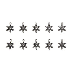 Tim Holtz Idea-Ology Metal Adornments -koristeet, Snowflakes