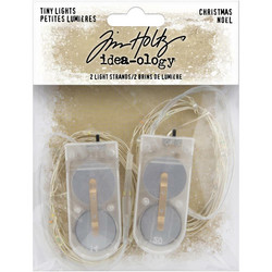 Tim Holtz Idea-Ology Tiny Lights -valot, Christmas. 2 kpl