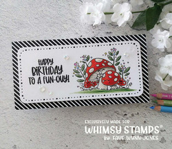 Whimsy Stamps Mushroom in My Heart -leimasin