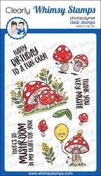 Whimsy Stamps Mushroom in My Heart -leimasin