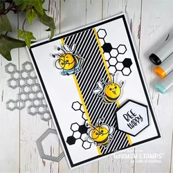 Whimsy Stamps Bee Happy -leimasin