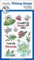 Whimsy Stamps Toadally Awesome -leimasin