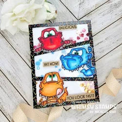 Whimsy Stamps Roarsome Rex -leimasin