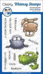 Whimsy Stamps Roarsome Rex -leimasin