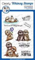 Whimsy Stamps Otter Variety 2 -leimasin
