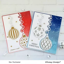 Whimsy Stamps Elegant Ornaments -leimasin