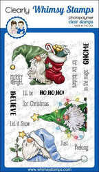 Whimsy Stamps Gnome for the Holidays -leimasin
