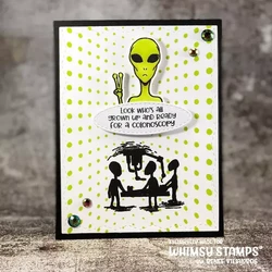 Whimsy Stamps Black Hole -leimasin