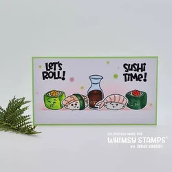 Whimsy Stamps Sushi Time -leimasin
