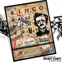 Whimsy Stamps Poe Boy -leimasin