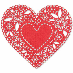 Sizzix Thinlits stanssisetti Doily Heart
