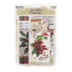 Tim Holtz Idea-Ology Pocket Cards -leikekuvat Christmas